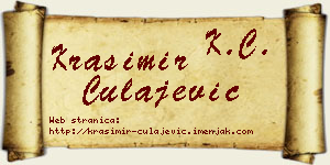 Krasimir Čulajević vizit kartica